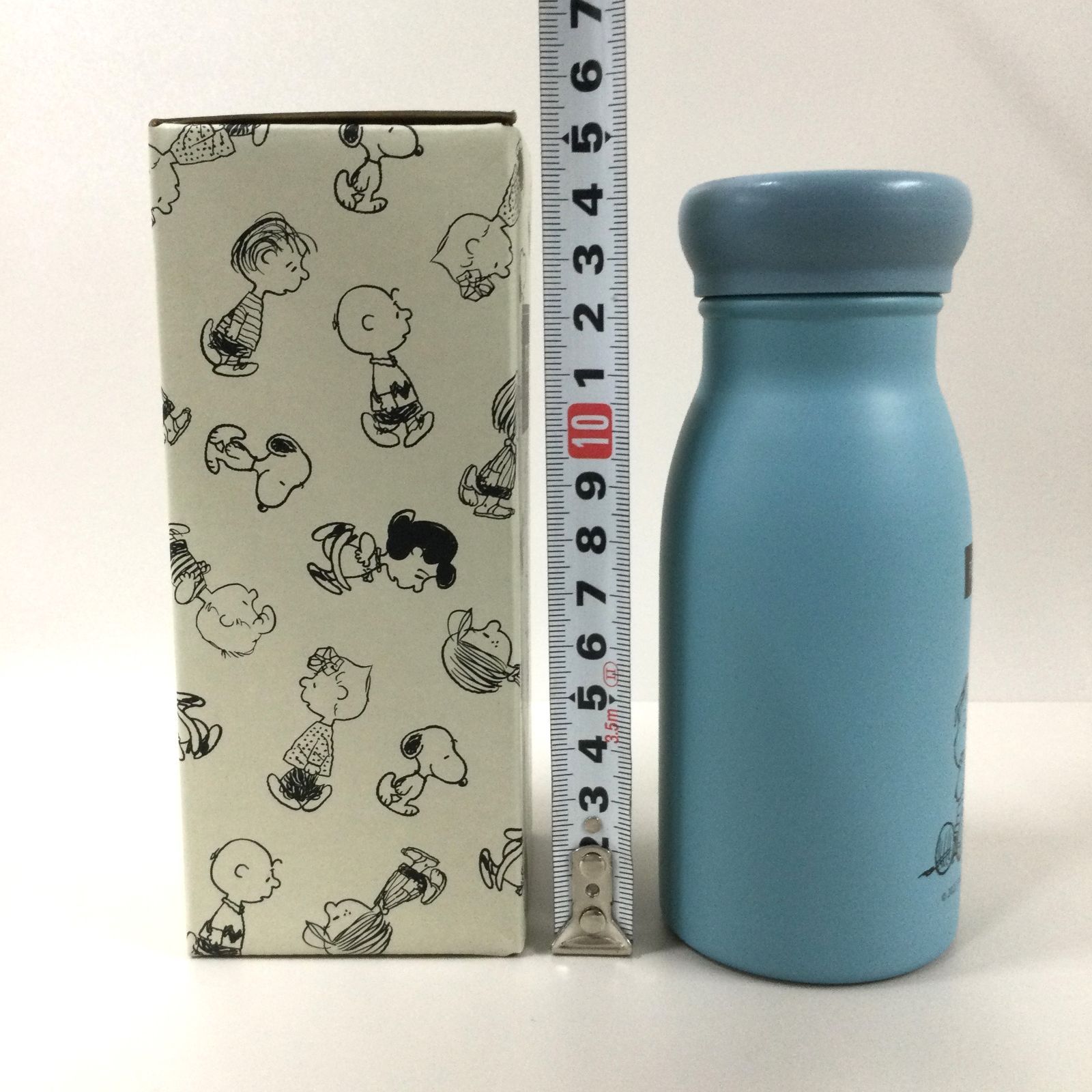 l087【新品・未使用】スヌーピー ステンレスボトル 200㎖ ブルー