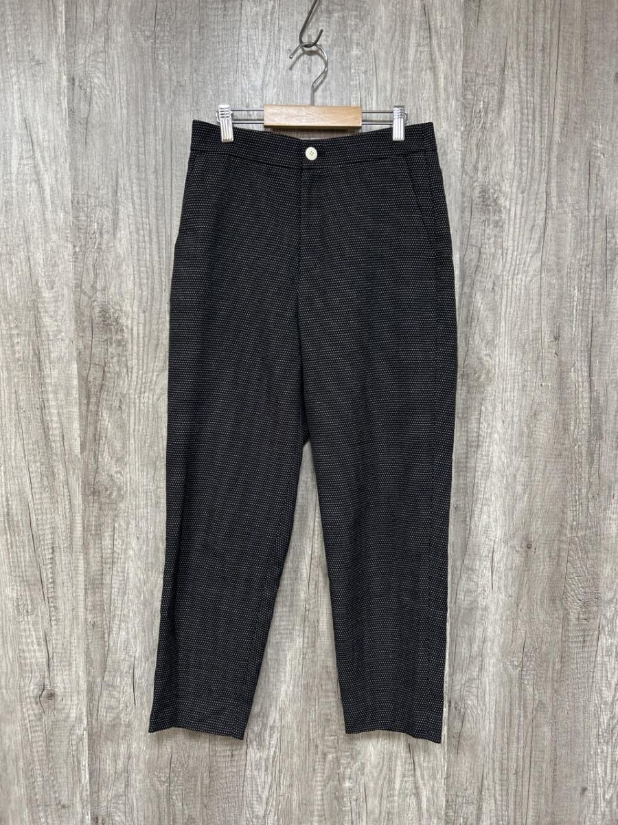 IENA sese サブリナパンツ ドット柄 スラックス パンツ size36 黒 レディース