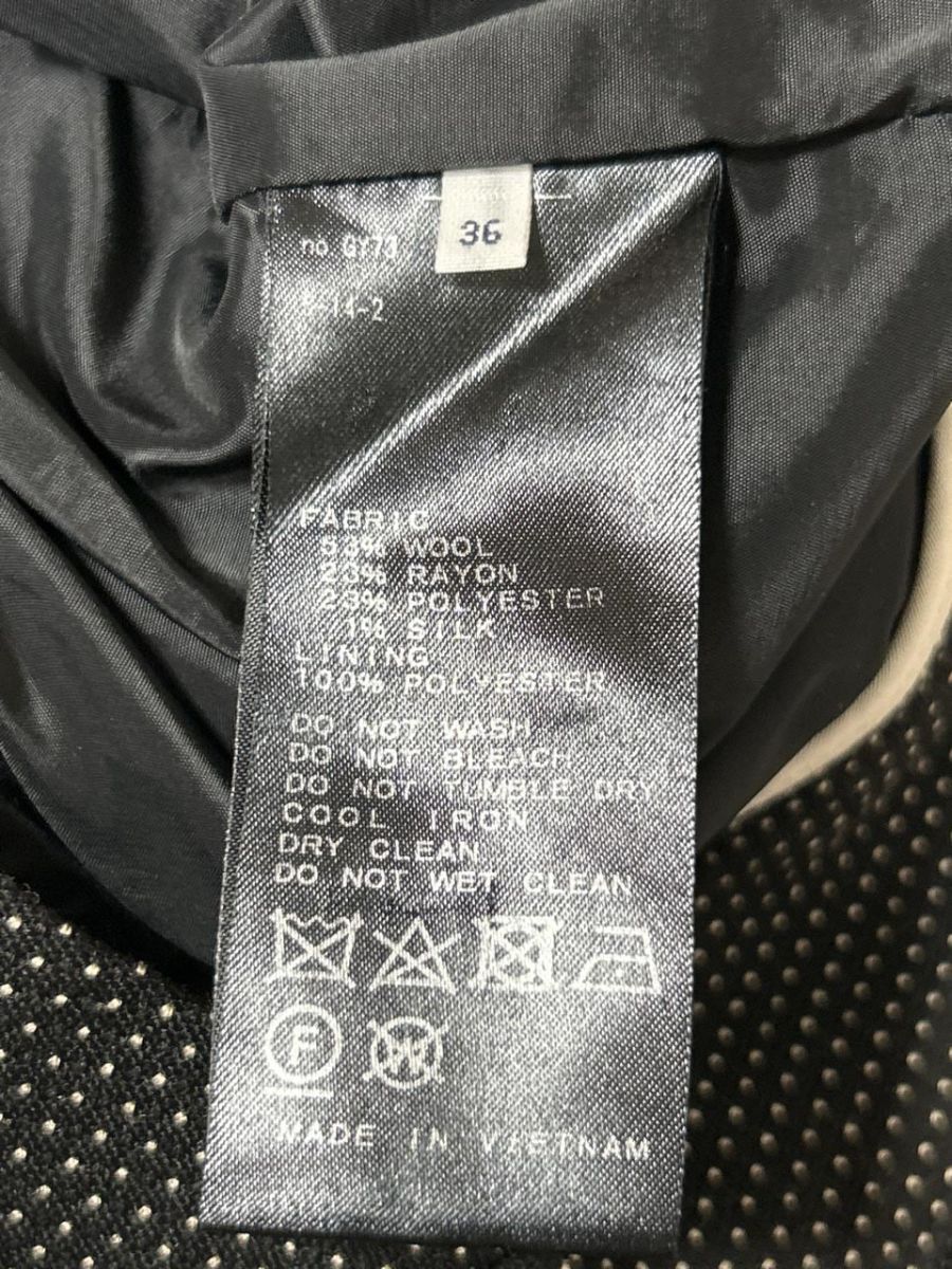  IENA sese サブリナパンツ ドット柄 スラックス パンツ size 36 黒 レディース スラックス パンツ