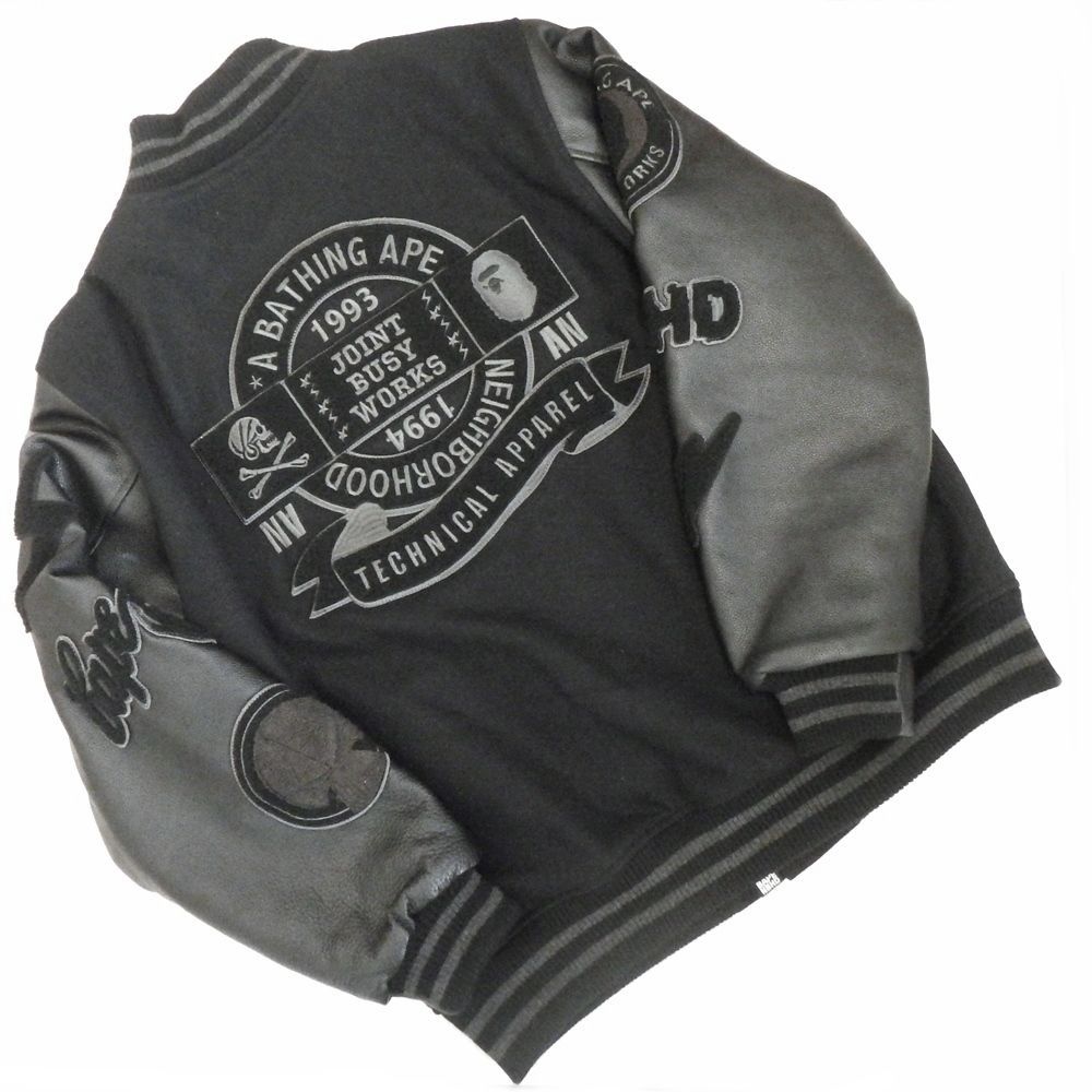 エイプ×ネイバーフッド】50着限定品 スタジャン 2XL