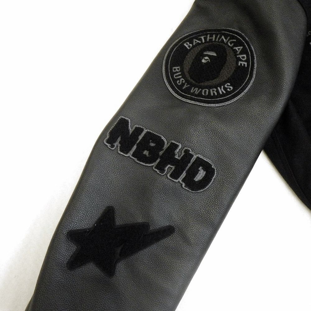 エイプ×ネイバーフッド】50着限定品 スタジャン 2XL ナンバリング入り