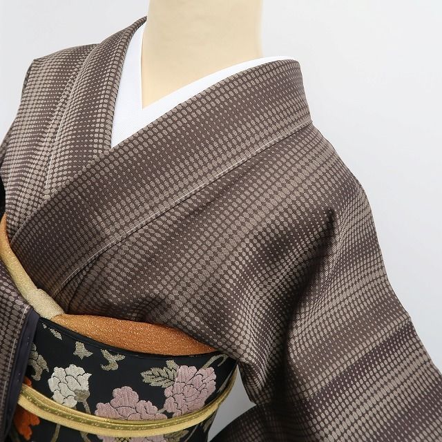 ❁tomihisa❁新品 着物 正絹“大人顔で振り返る自分流のプレミアム