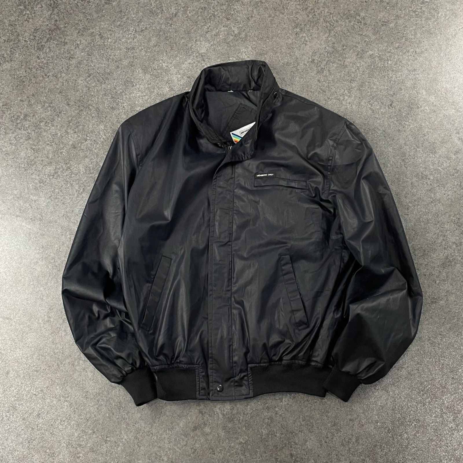 80s 90s Vintage Europe Craft Members Only Blouson Nylon Jacket 
