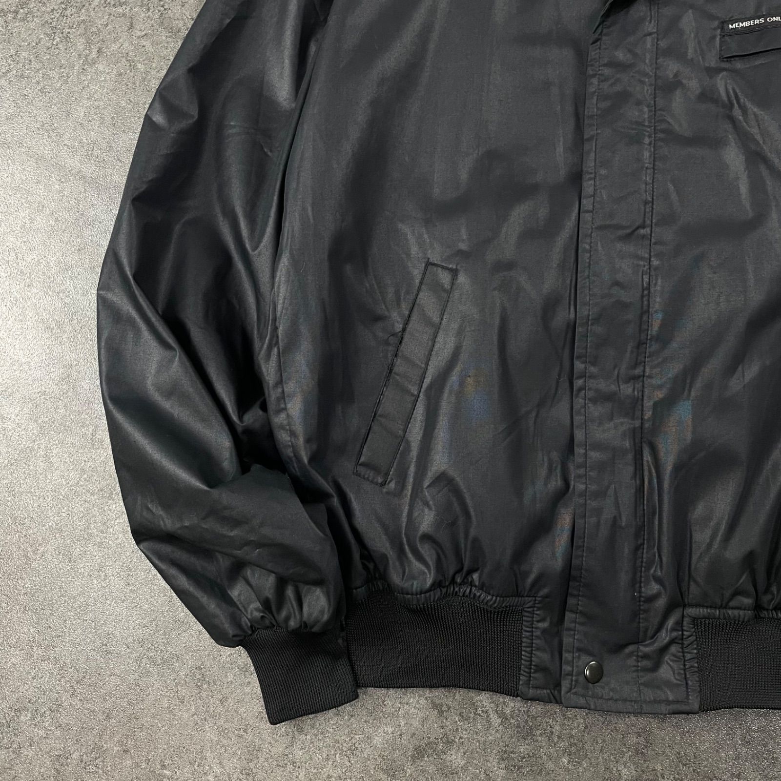 80s 90s Vintage Europe Craft Members Only Blouson Nylon Jacket 
