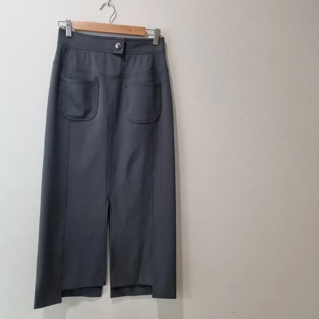 SYSTEMシステム ハイウエスト ポケット スリット Hライン スカート 22-23s