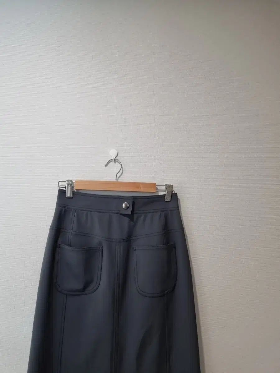 SYSTEMシステム ハイウエスト ポケット スリット Hライン スカート 22-23s