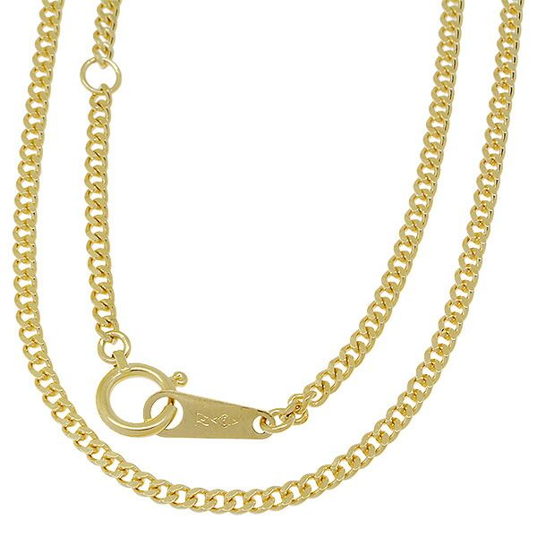 喜平ネックレス K18YG イエローゴールド 2面 シングル 45cm 18.3g  