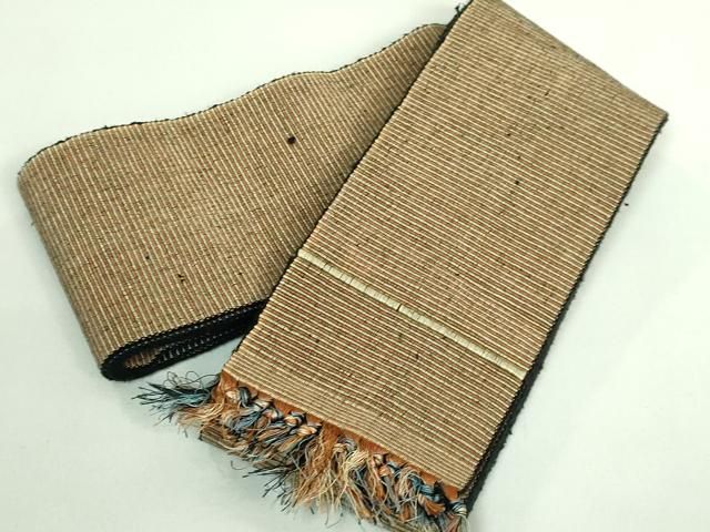 平和屋着物 上 男性 両面 角帯 紬地 DZAB0918kh5