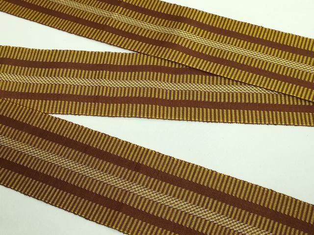 平和屋着物□極上 男性 本場黄八丈 紬 角帯 間道 逸品 DZAB0919kh5 楽天 