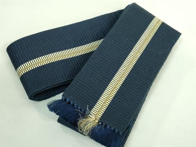 平和屋着物 上 男性 本場筑前博多織 角帯 間道 DZAB0921kh5