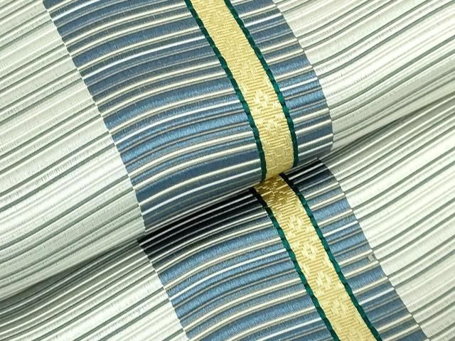 平和屋着物■極上　本場筑前博多織　八寸名古屋帯　間道　原田織物　証紙付き　逸品　新品　DZAB0937kh5 平和屋着物□極上 本場筑前博多織 八寸名古屋帯 間道 原田織物 証紙