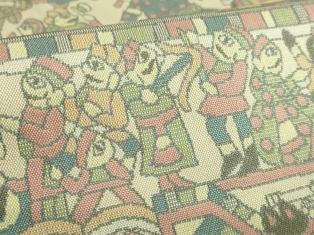 平和屋着物□極上 西陣 川島織物 九寸名古屋帯 くるみ割り人形 狩猟