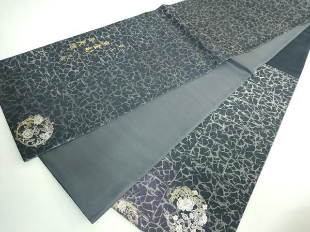  平和屋着物 上 金彩友禅 卓越技能者 名工 和田光正息子 和田全央 京金彩 由光 太鼓柄袋帯 花丸文 金銀彩 kh 5 袋帯 帯
