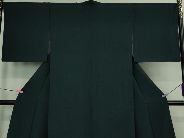 平和屋着物□極上 SALAMU サラム 藤井翼 色無地 お召地 笹蔓緞子地紋