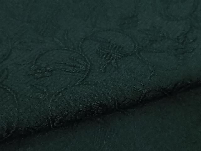 平和屋着物□極上 SALAMU サラム 藤井翼 色無地 お召地 笹蔓緞子地紋