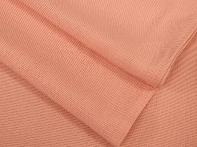 平和屋着物 上 夏物 色無地 絽 珊瑚朱色 大丸扱い kh 5