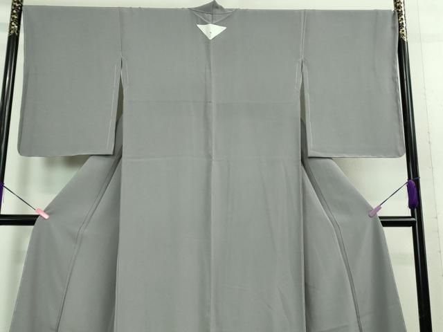  平和屋着物 上 色無地 薄鼠色 大丸扱い ロング丈 kh 5 色無地 着物