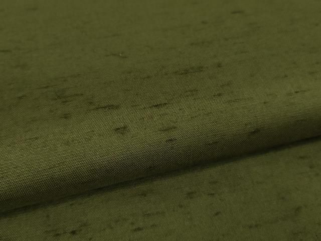  平和屋着物 上 石川県指定無形文化財 牛首紬 白山工房 手織り 色無地 藍媚茶色 やまと金ラベル 証紙付き kh 5 紬 着物