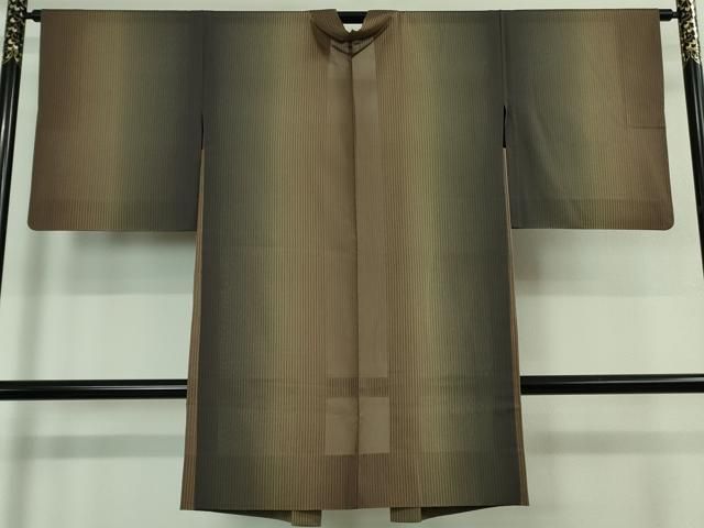 平和屋着物 上 長羽織 スリーシーズン 春夏秋 塵除け 間道 暈し染め kh 5