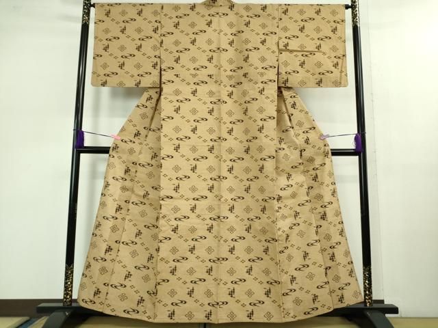 平和屋着物 上 本場琉球絣 綿琉球 単衣 綿 kh 5