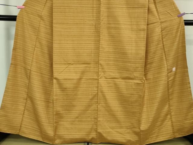  平和屋着物 上 人間国宝 芹沢圭介一番弟子 下平清人 紬 横縞 kh 5 紬 着物