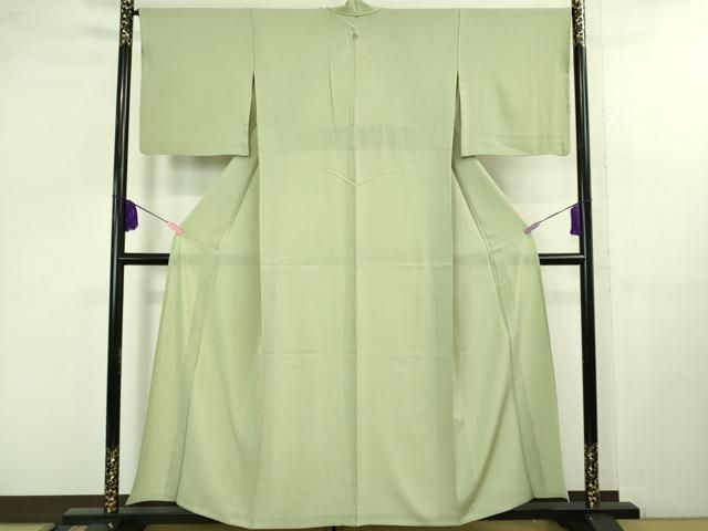 平和屋着物 上 夏物 色無地 絽 柳茶色 kh 5