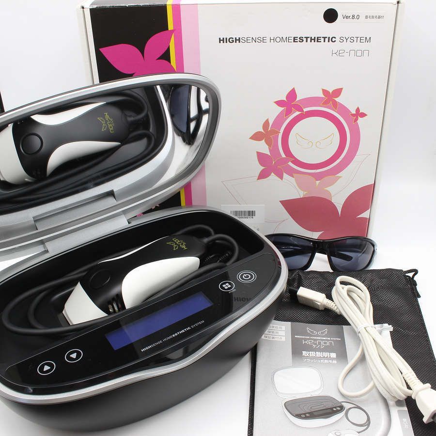 ケノン Ver.8.0 眉脱毛あり スーパー カートリッジ付き 脱毛器 kenon 本体