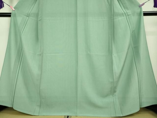  平和屋着物 上 夏物 色無地 絽 薄青色 反端付き kh 5 色無地 着物