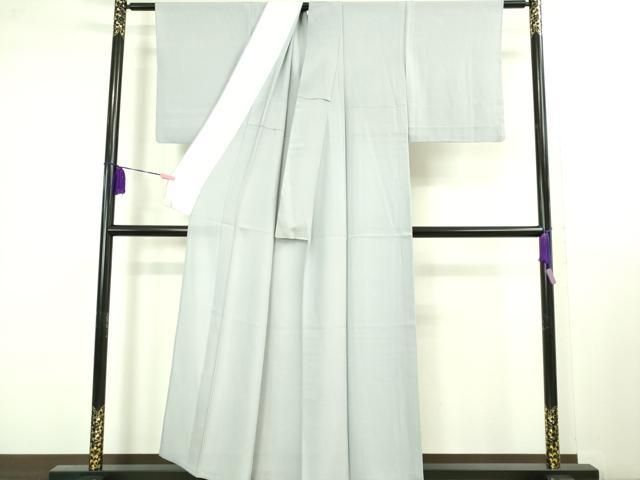  平和屋着物 上 夏物 色無地 絽 銀鼠色 kh 5 色無地 着物