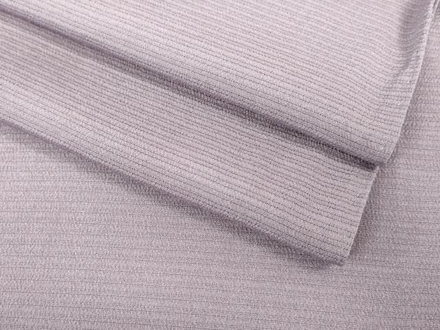 平和屋着物 上 夏物 色無地 絽縮緬 葡萄鼠色 三越扱い kh 5