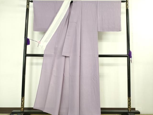  平和屋着物 上 夏物 色無地 変わり絽 葡萄鼠色 kh 5 色無地 着物