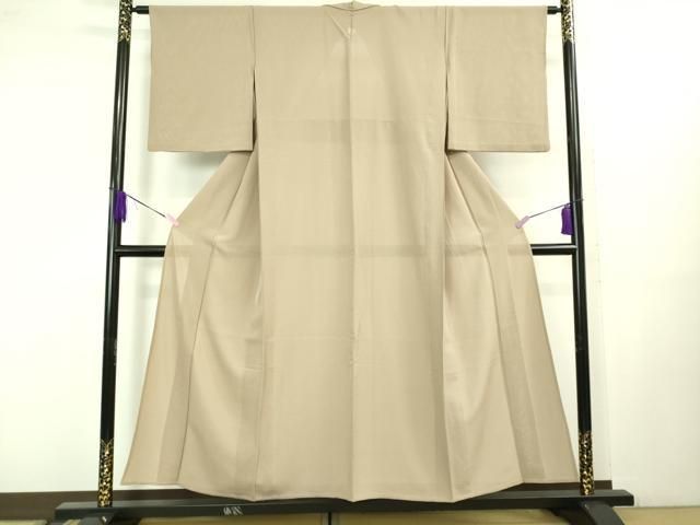 平和屋着物 上 夏物 色無地 絽 白茶色 kh 5