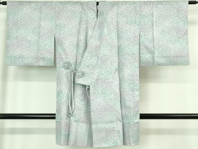 平和屋着物 上 道中着 スリーシーズン 春夏秋 塵除け ロング丈 花唐草紋紗 暈し染め kh 5