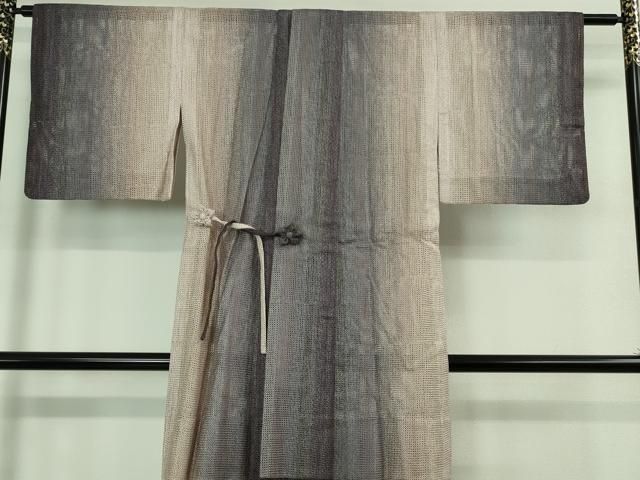 平和屋着物 上 道中着 スリーシーズン 春夏秋 塵除け ロング丈 三軸組織 西陣 京くみひも 彩つづら 証紙付き kh 5