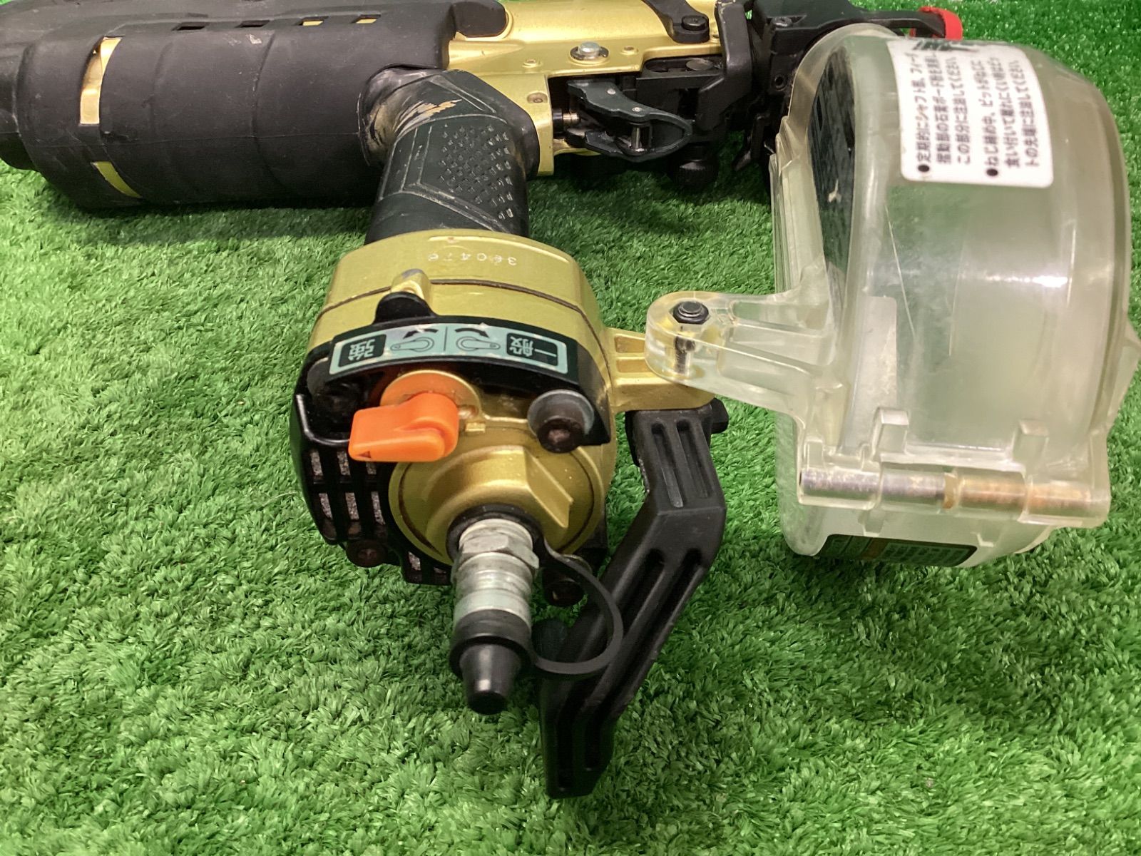  HiKOKI 日立工機 41ｍｍ 高圧ねじ打機 メタリックゴールド WF 4 H 3 S 釘 ステープル ネイル エアーツール