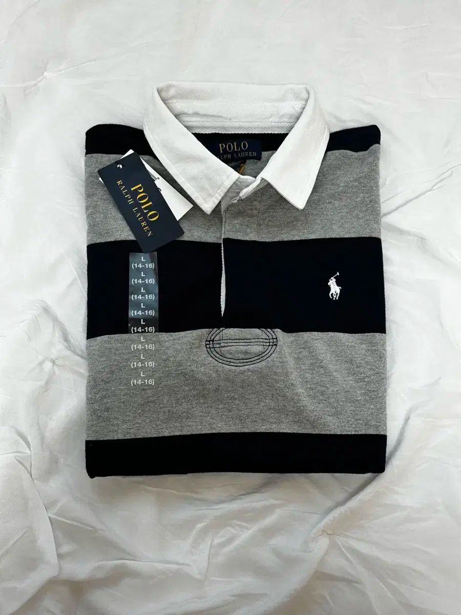 新商品 ポロ ラルフローレン BOYS ラグビーシャツ L