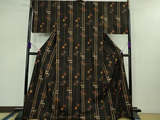 平和屋着物 上 国指定重要無形文化財 本場久米島紬 手織 kh 5