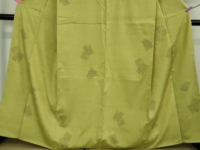 破れ色紙重ね 苗色地