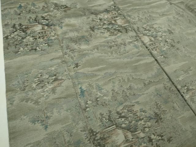  平和屋着物 上 都喜ヱ門 本場大島紬 伝統の都古 草木づくし 藤絹織物謹製 証紙付き kh 5 紬 着物