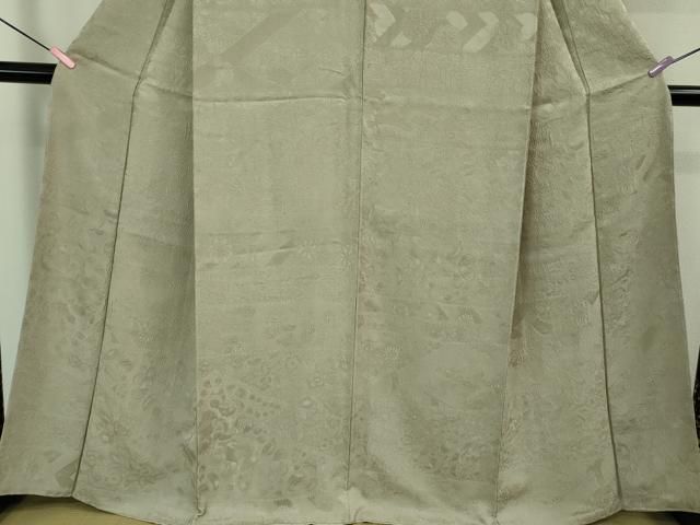 辻が花地紋 灰白色