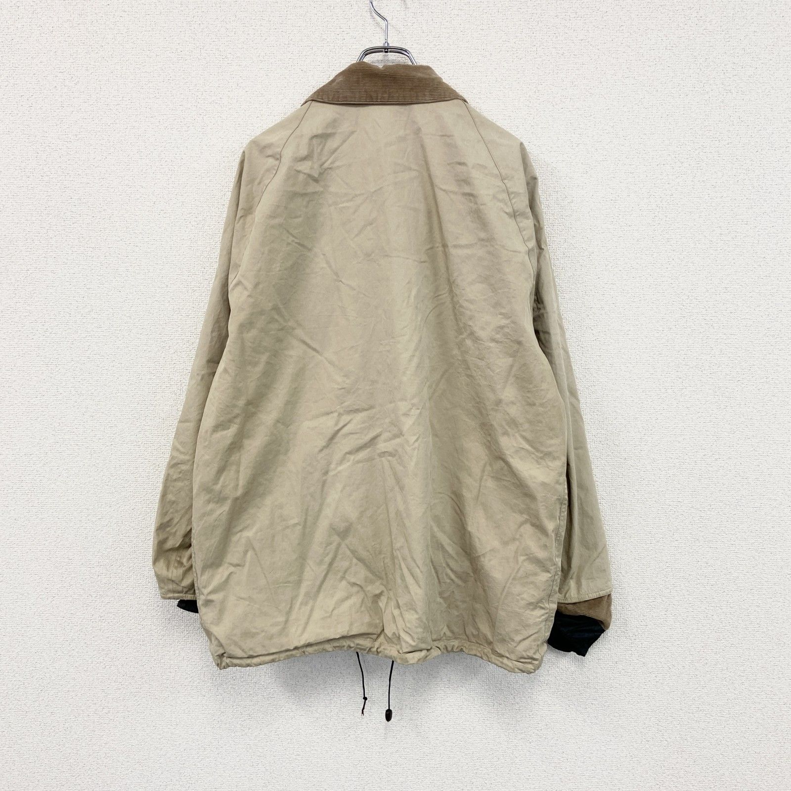 古着 Barbour バブアー LIGHT WEIGHT BEAUFOR ビューフォート ハンティングジャケット ベージュ Lサイズ