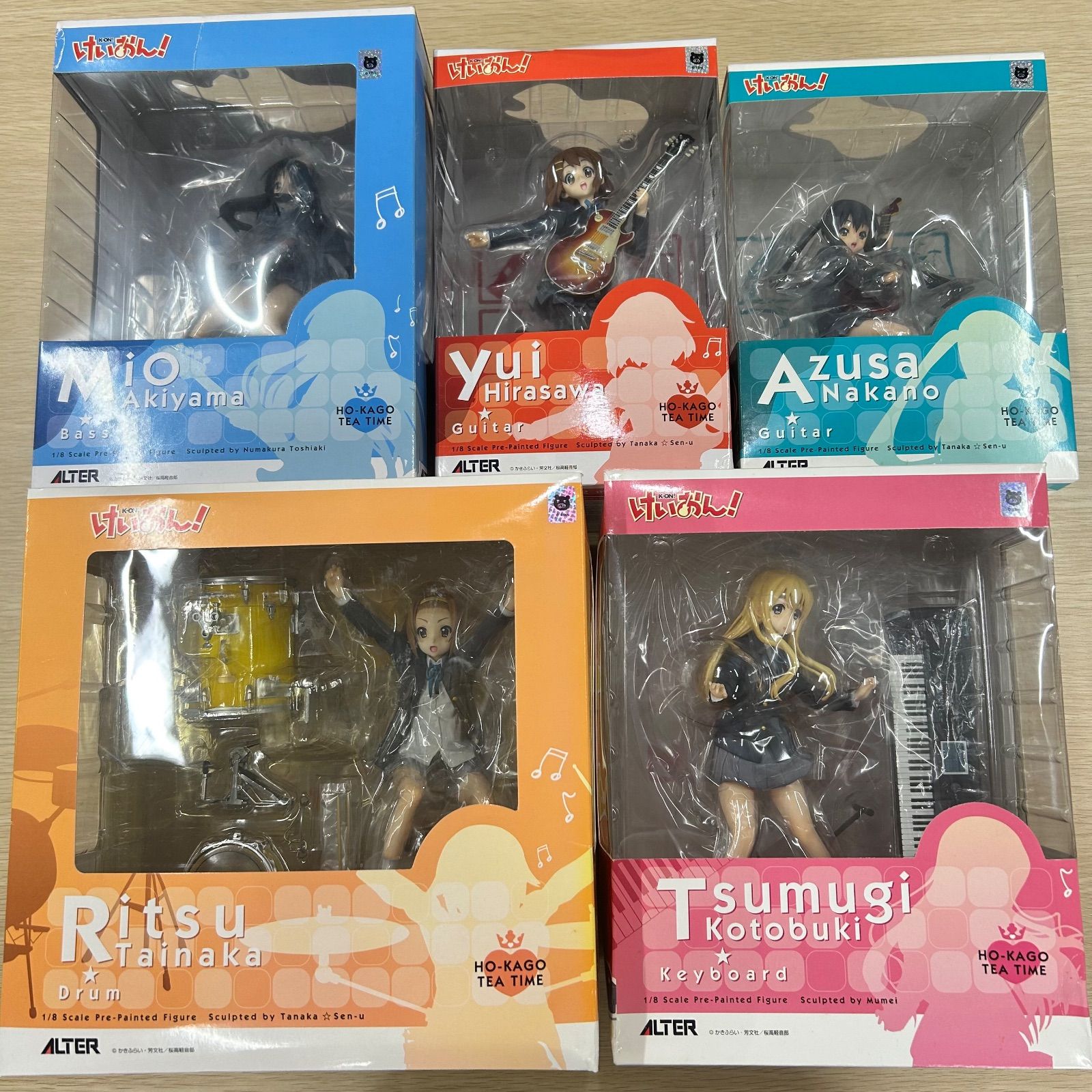 けいおん！　アルター　フィギュア　5体セット けいおん！ アルター 5体セット 1/8 - メルカリ