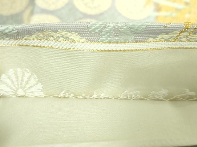 六通柄袋帯 唐織