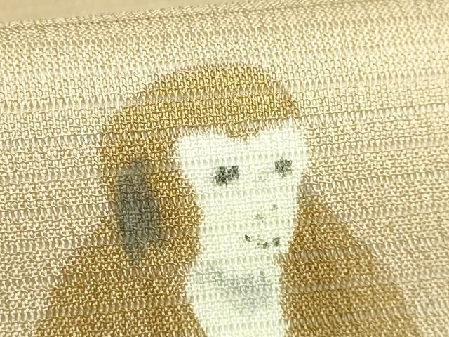 夏物 九寸名古屋帯