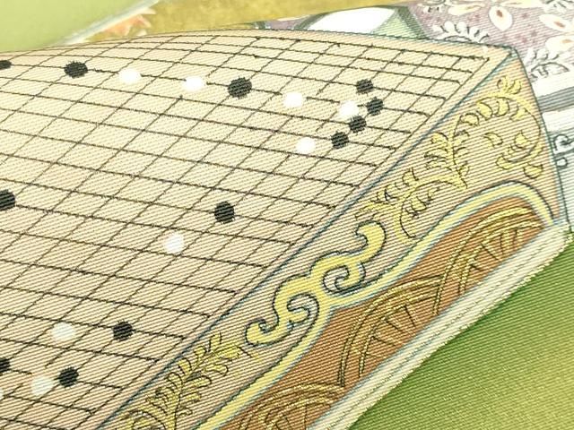 九寸名古屋帯 手描き