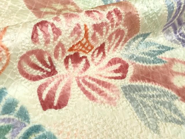 束ね熨斗花文 暈し染め