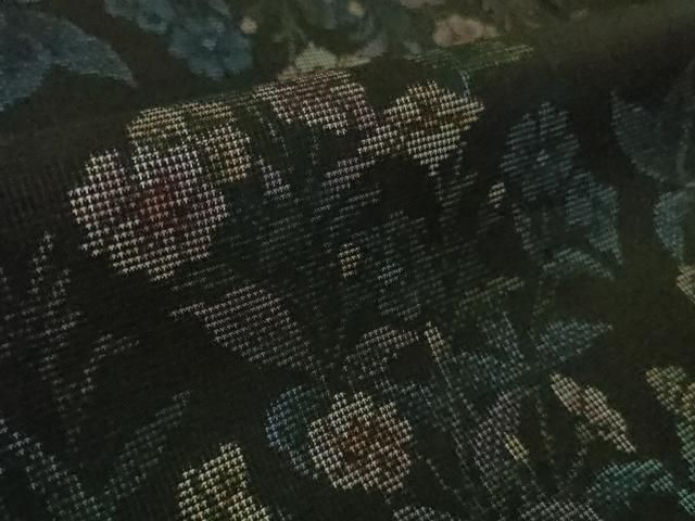  平和屋着物 上 本場大島紬 7マルキ 古代染色純泥染 花優羅 窪田織物謹製 証紙付き kh 5 紬 着物