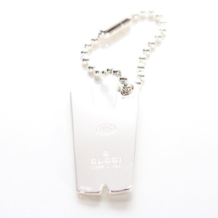 グッチ GUCCI 「W」チャーム ネックレス トップ 818778 J8400 8106