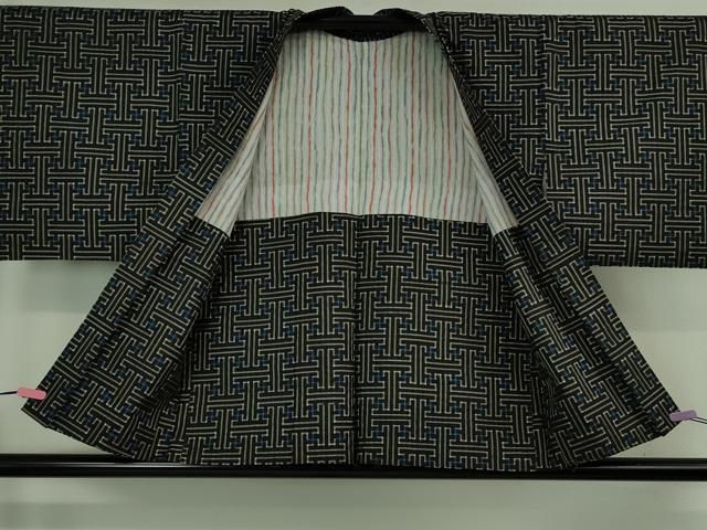 平和屋着物□希少 本場大島紬 龍郷絣 秋名バラ 逸品 DZAB1157kh5