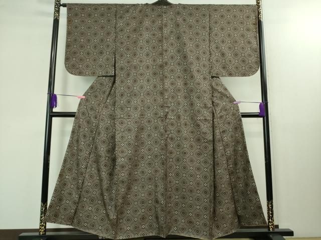 平和屋着物 本場大島紬 龍郷絣 アンサンブル 羽織セット kh 5